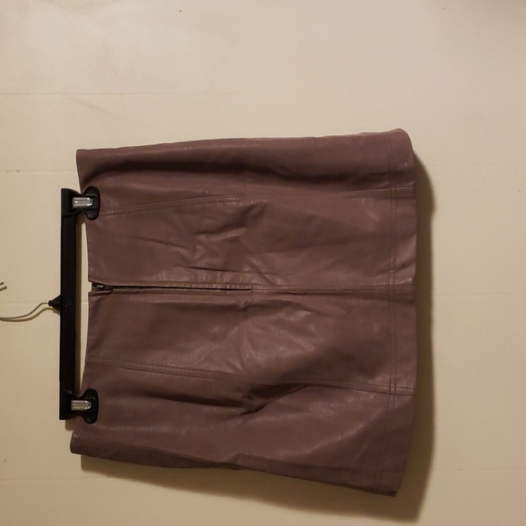 Free People Faux Leather Mini Skirt - Picture 3 of 7